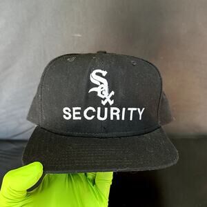 Vintage Chicago White Sox Security New Era Hat USA Made